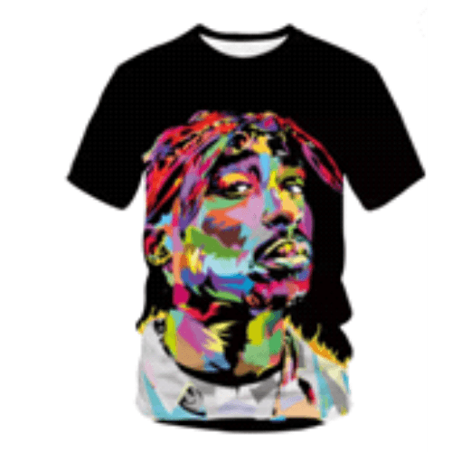 2 Pac T-shirt multicolor