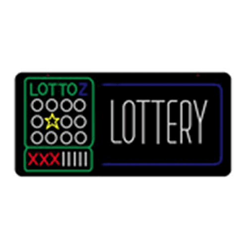 Lottery Sign 35*17.5inch
