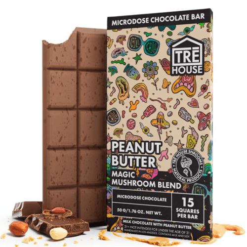 TRE house Mushroom micro dose chocolate bars