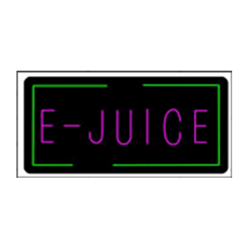 E-Juice Sign 35*17.5inch
