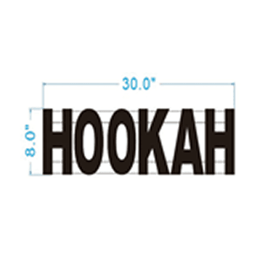Hookah Sign 30*8inch