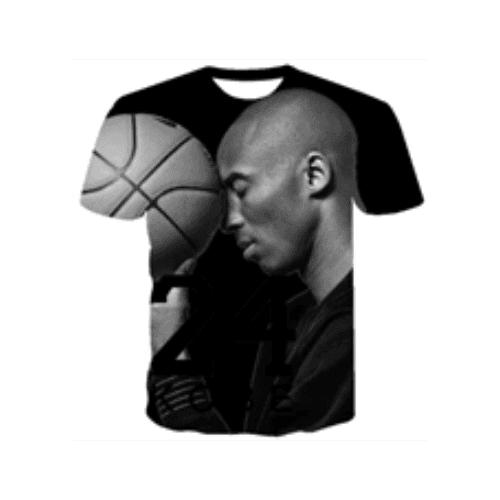 Kobe Bryant T-shirt black ball