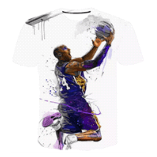 Kobe Bryant T-shirt scoring