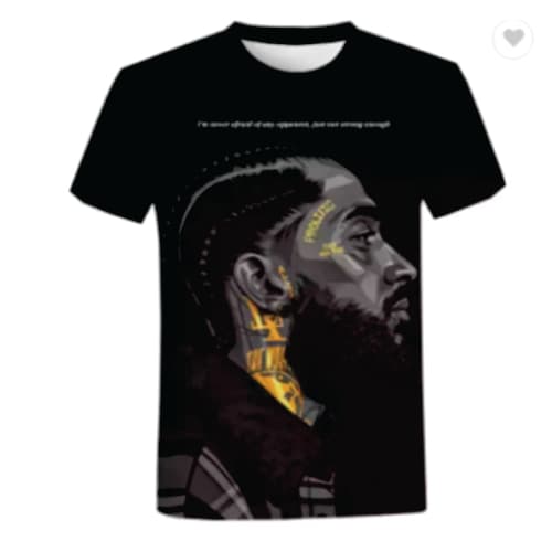 2 Pac T-shirt gold